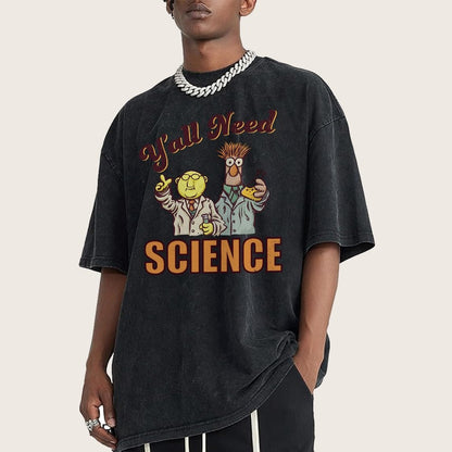 Y'all Need Science Vintage Distressed T-shirt