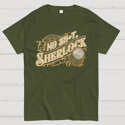 Book Detective Quote No Shit Geek T-Shirt