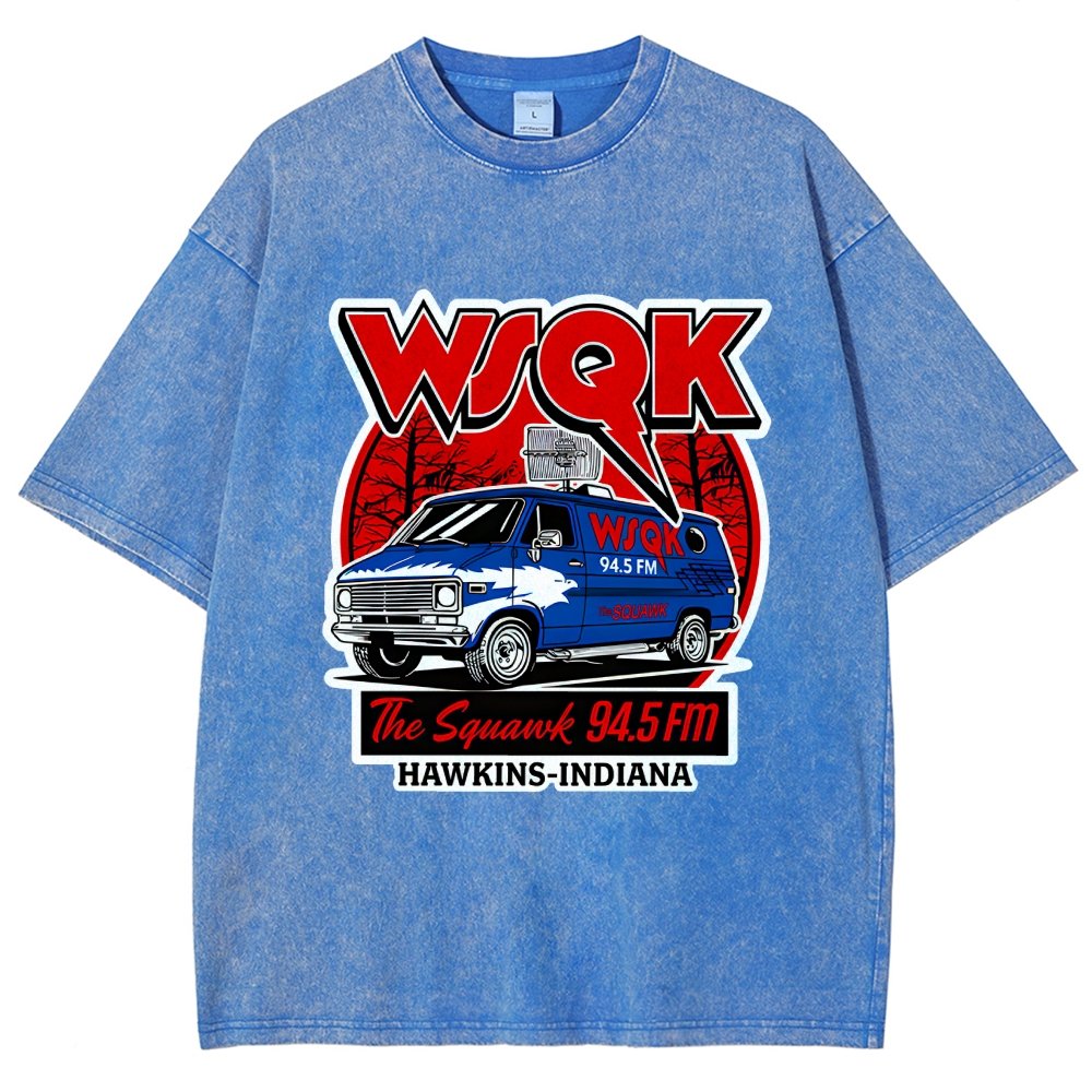 WSQK Elmwood Vintage Distressed T-shirt
