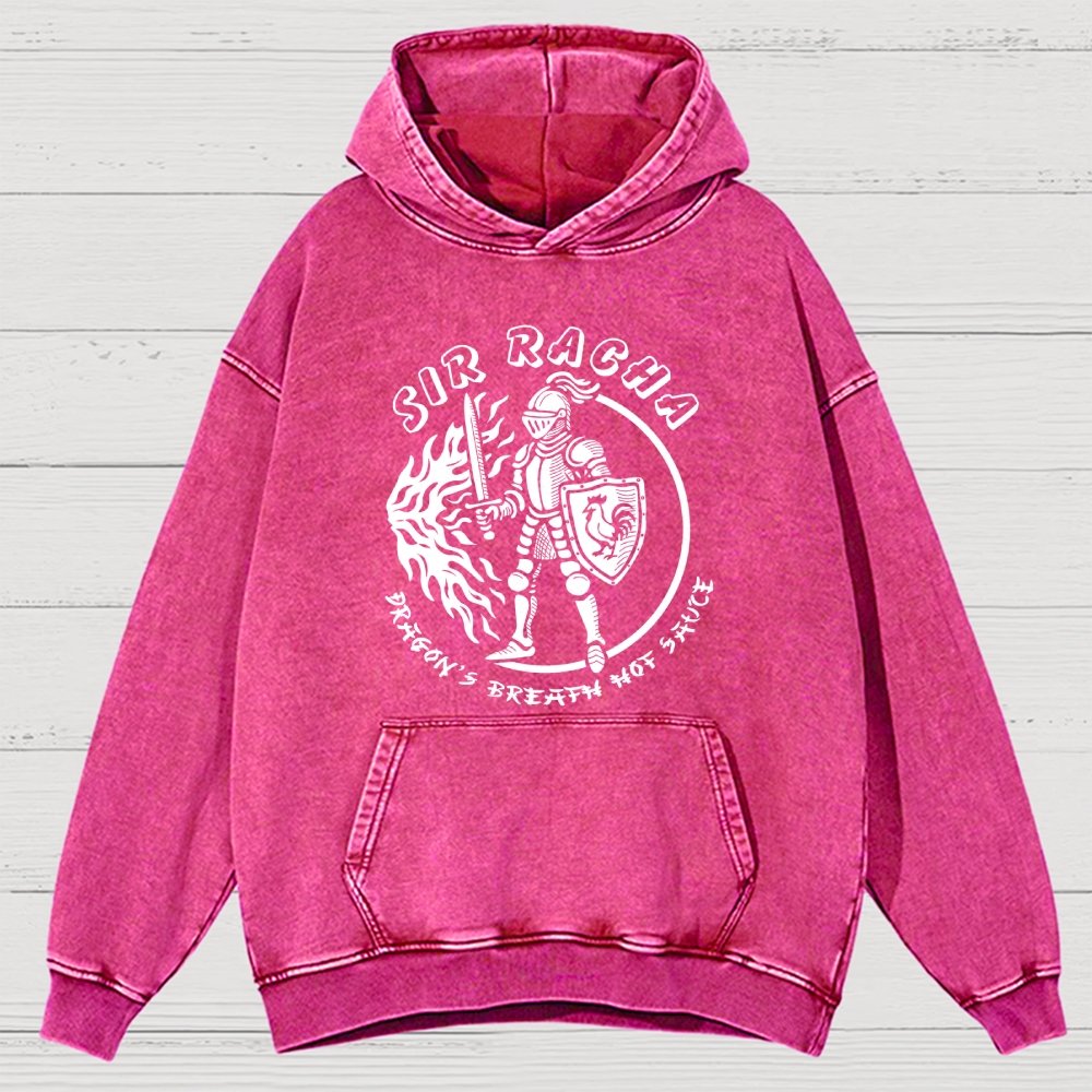 Sir Racha Dragon’s Breath Hot Sauce Vintage Distressed Hoodie