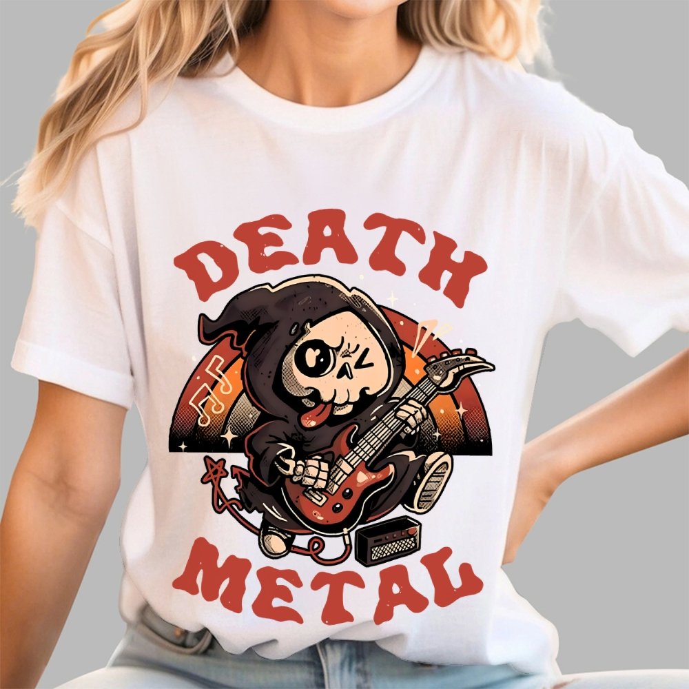 Death Metal Reaper Geek T-Shirt