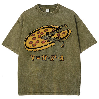 A Pizza Pi Vintage Distressed T-shirt