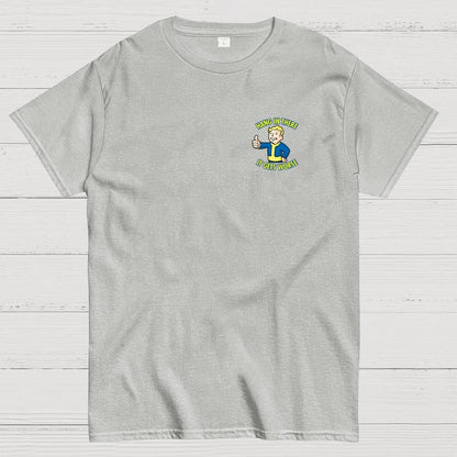 Hang In There It Gets Worse Front And Back Printing Geek T-Shirt