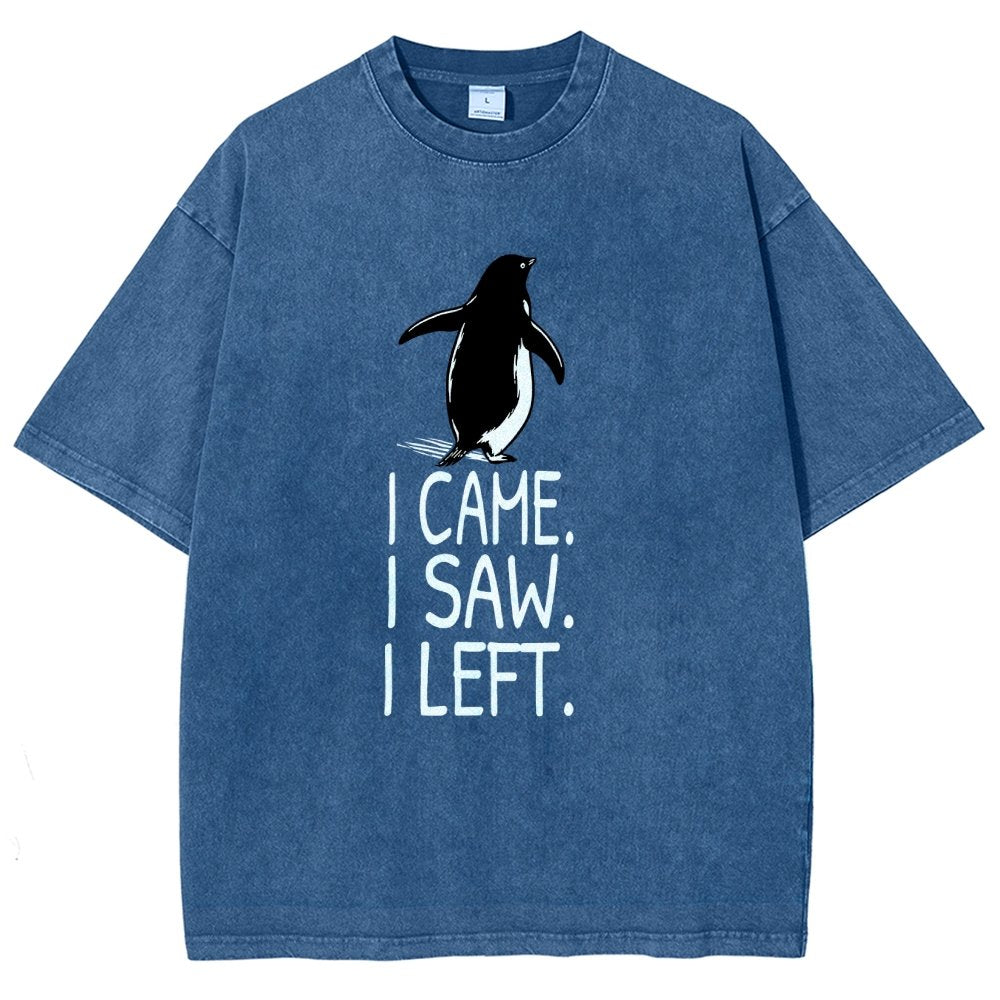 Nihilist Penguin Vintage Distressed T-shirt