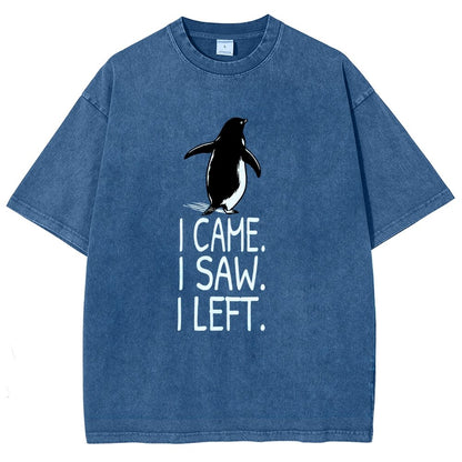 Nihilist Penguin Vintage Distressed T-shirt