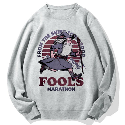 Fools Marathon Geek Cotton Sweatshirt