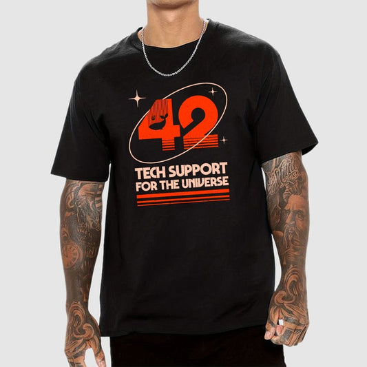 42 Tech Support for the Universe Geek T-Shirt