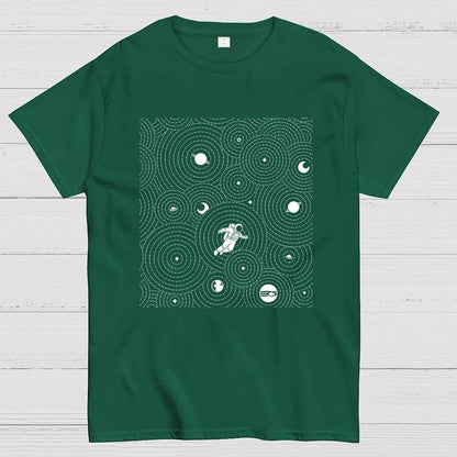 Zen Garden Astronaut Pattern Geek T-Shirt
