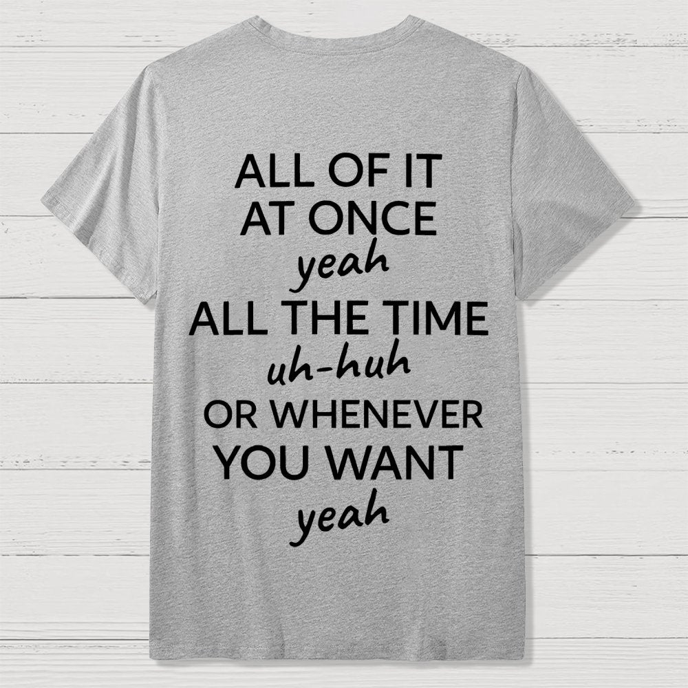 Do It Lady Front And Back Printing Geek T-Shirt