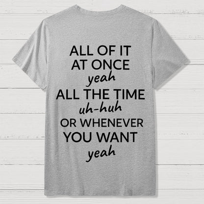 Do It Lady Front And Back Printing Geek T-Shirt