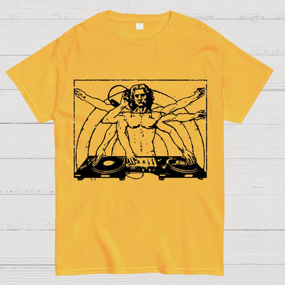 Vitruvian-DJ Geek T-Shirt