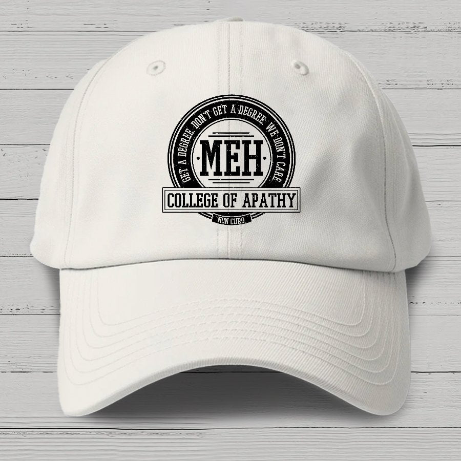 College of Apathy Cotton Hat