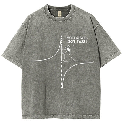 You Shall Not Pass Vintage Distressed T-shirt