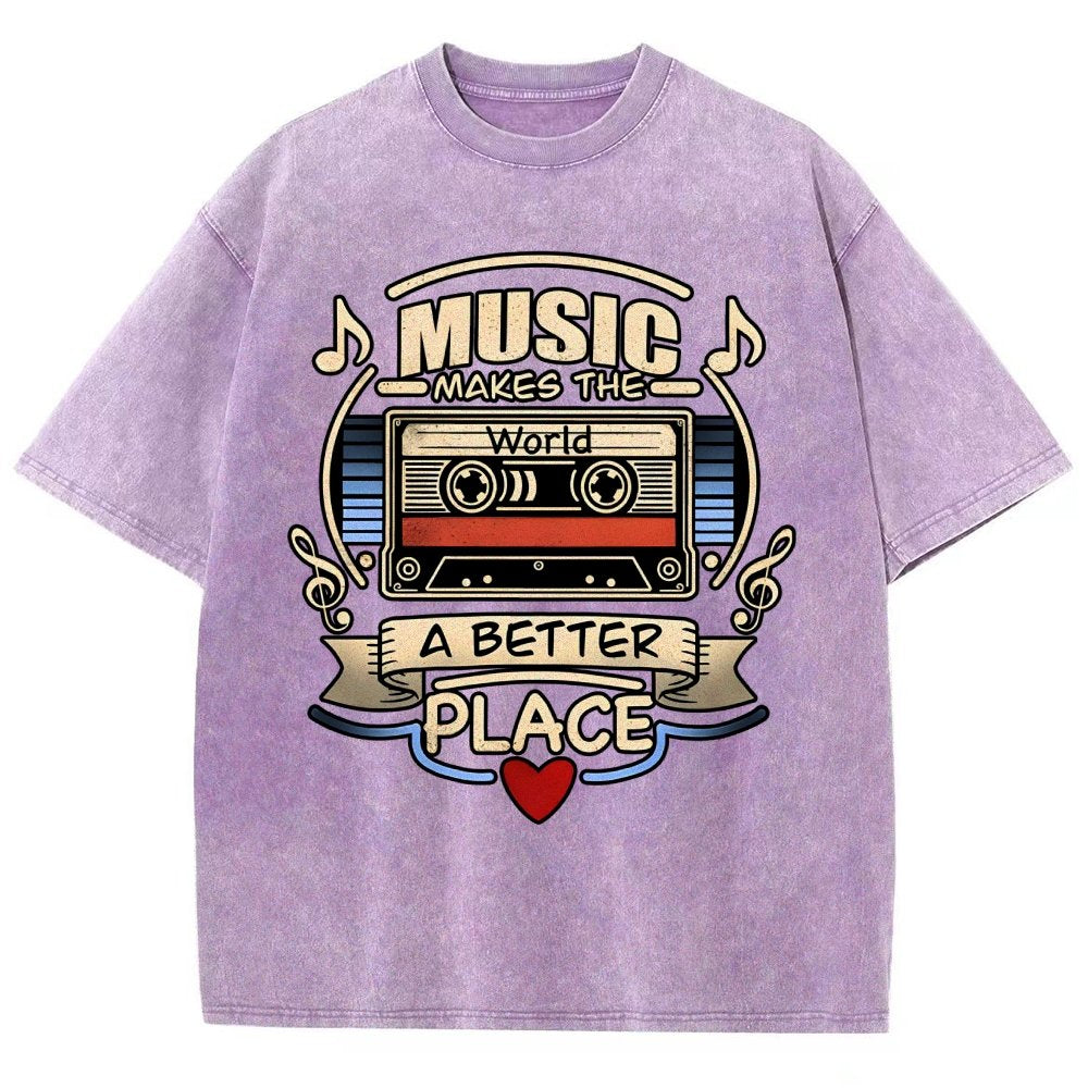 Music love Vintage Distressed T-shirt