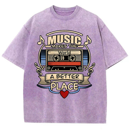 Music love Vintage Distressed T-shirt