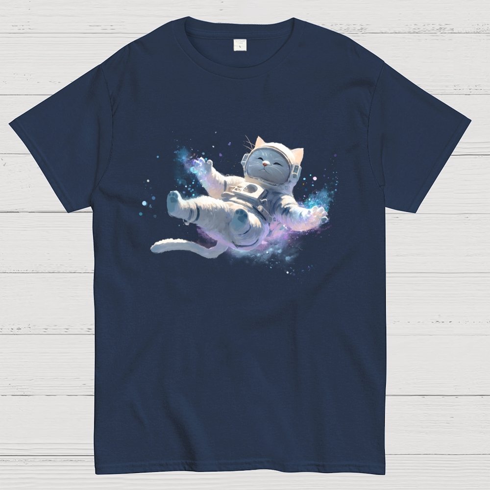 Astronaut Cat Geek T-Shirt