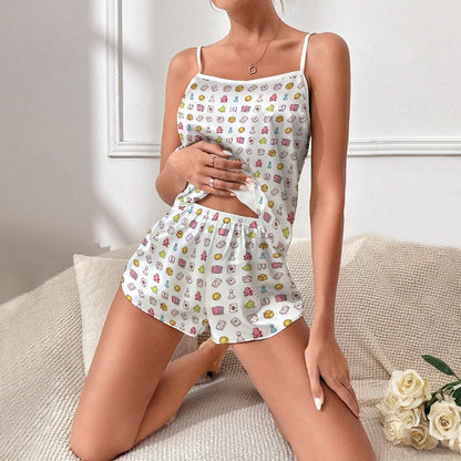 A Board Game Women's Geek Suspender Cami Set