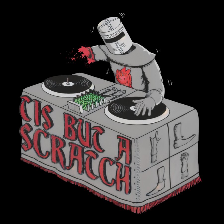 Tis But a Scratch Geeky T-Shirt