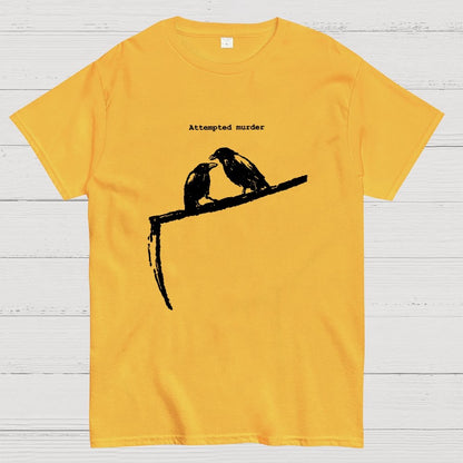 Crow Scythe Attempted Murder Geek T-Shirt