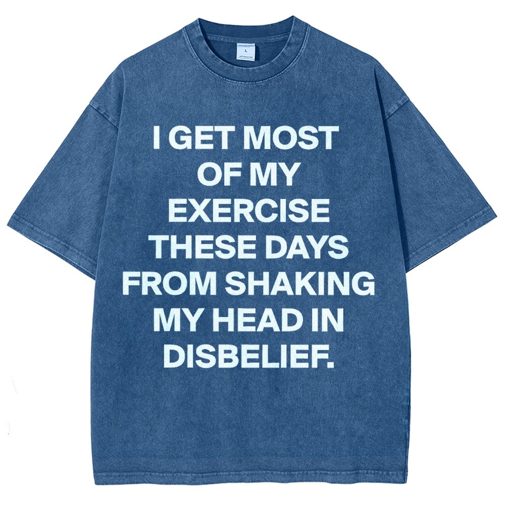 Shaking My Head Sarcastic Vintage Distressed T-shirt