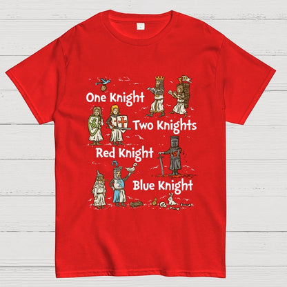 Red Knight, Blue Knight Unisex Geek T-Shirt