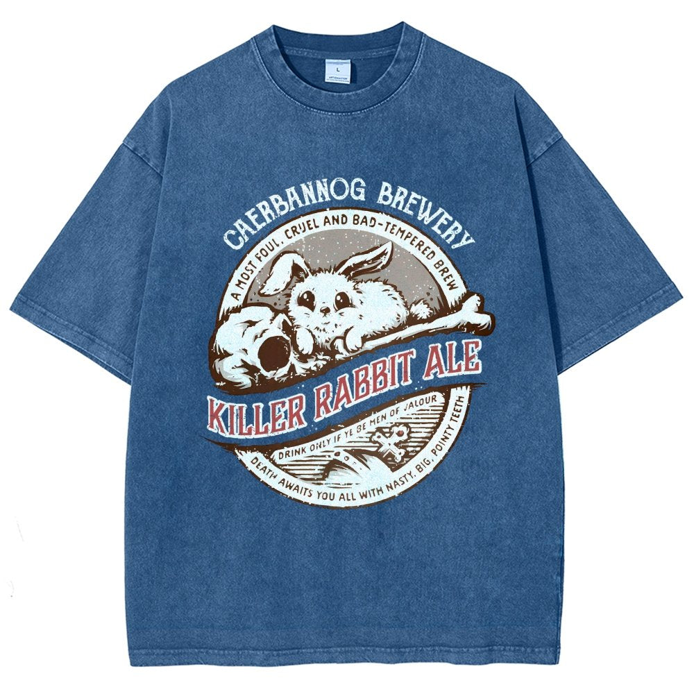 Killer Rabbit Ale Vintage Distressed T-shirt