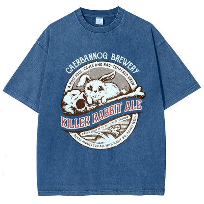 Killer Rabbit Ale Vintage Distressed T-shirt