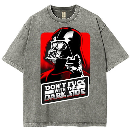 Dark Power Vintage Distressed T-shirt