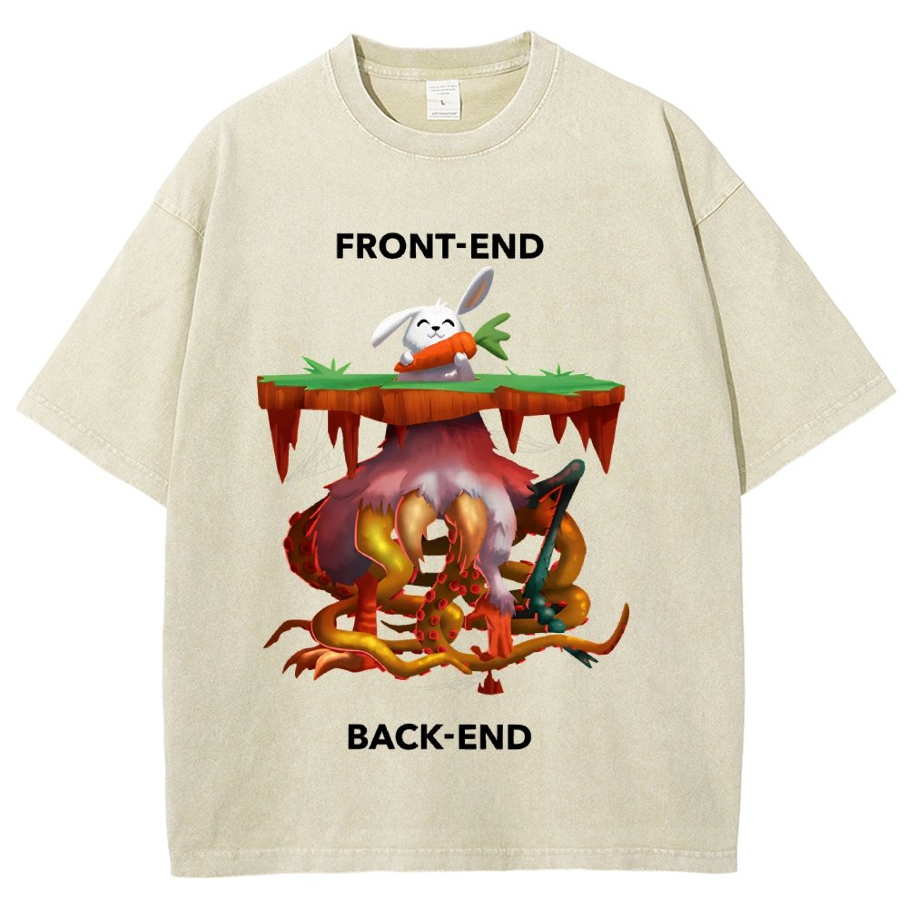 Front-End - Back-End Vintage Distressed T-shirt