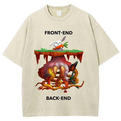 Front-End - Back-End Vintage Distressed T-shirt