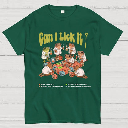 Can I Lick It Periodic Table Geek T-Shirt