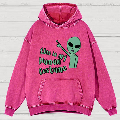 This is my Human Costume Vintage Distressed Hoodie