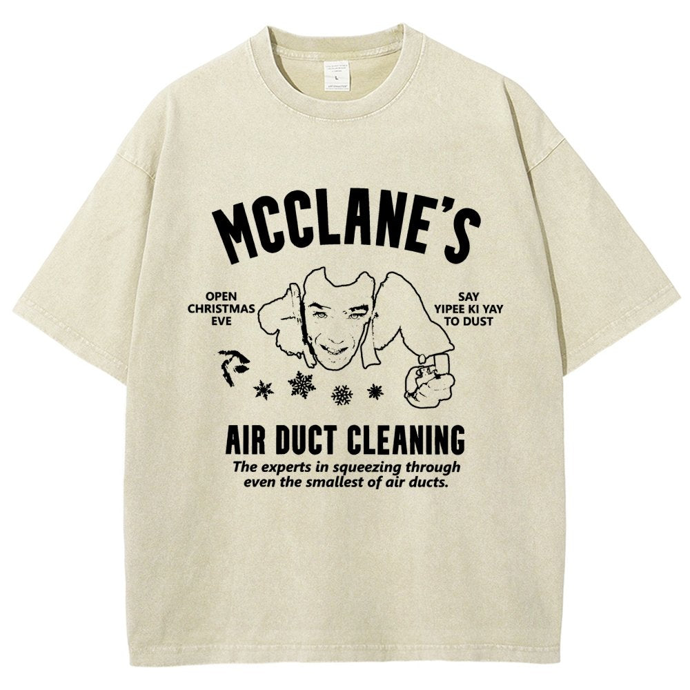 Hero's Air Duct Cleaning Vintage Distressed T-shirt