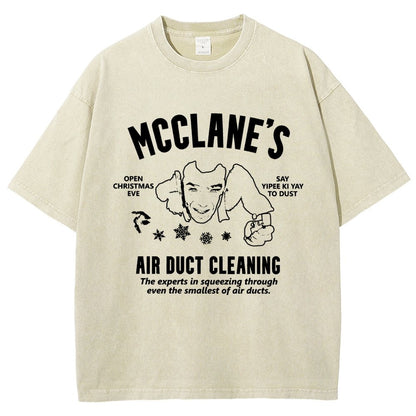 Hero's Air Duct Cleaning Vintage Distressed T-shirt