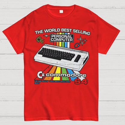 Retro Games Commodore 64 Personal Computer Geek T-Shirt