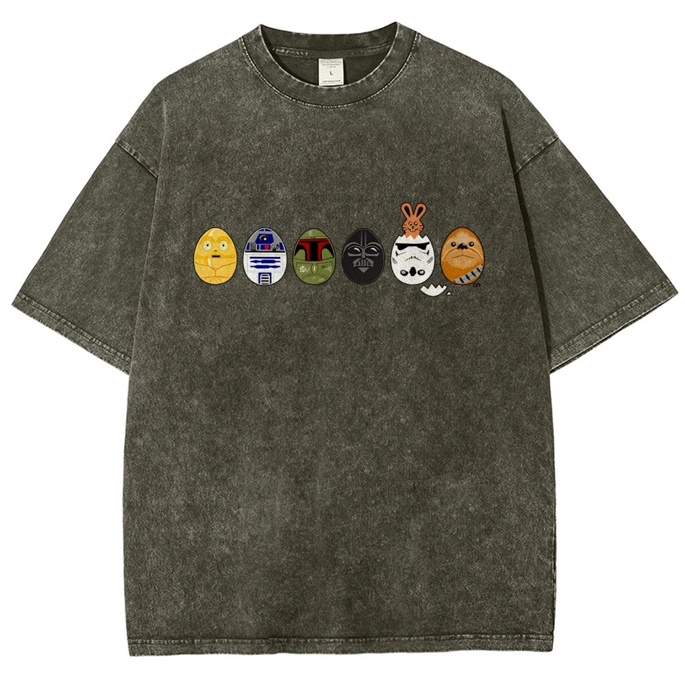 Easter Egg Vintage Distressed T-shirt