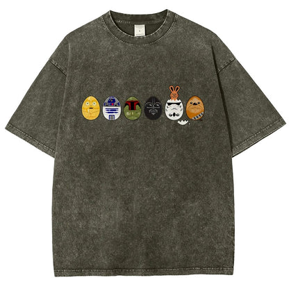 Easter Egg Vintage Distressed T-shirt