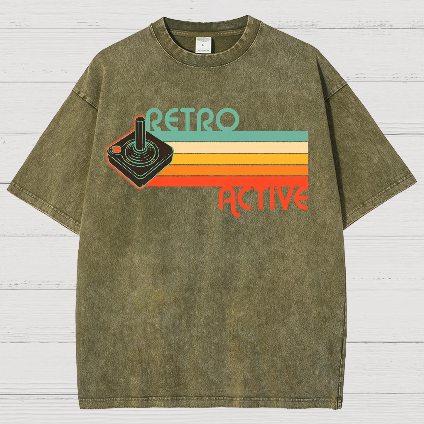Retro Active Vintage Distressed T-shirt