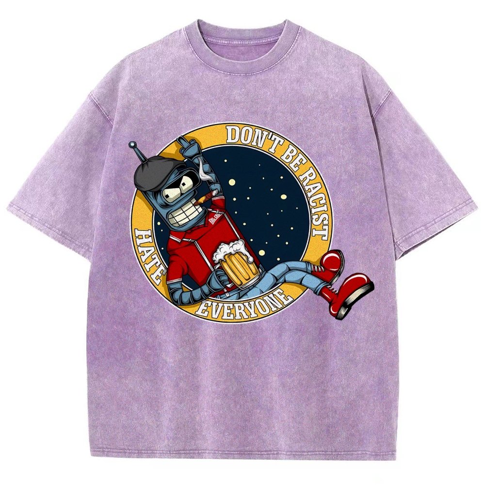 Don't Discriminate Against Race Vintage Distressed T-shirt