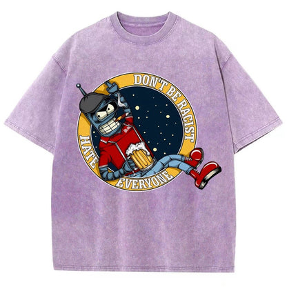 Don't Discriminate Against Race Vintage Distressed T-shirt