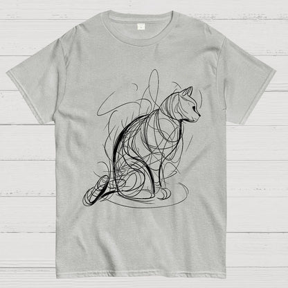 Cat Lines Geek T-Shirt