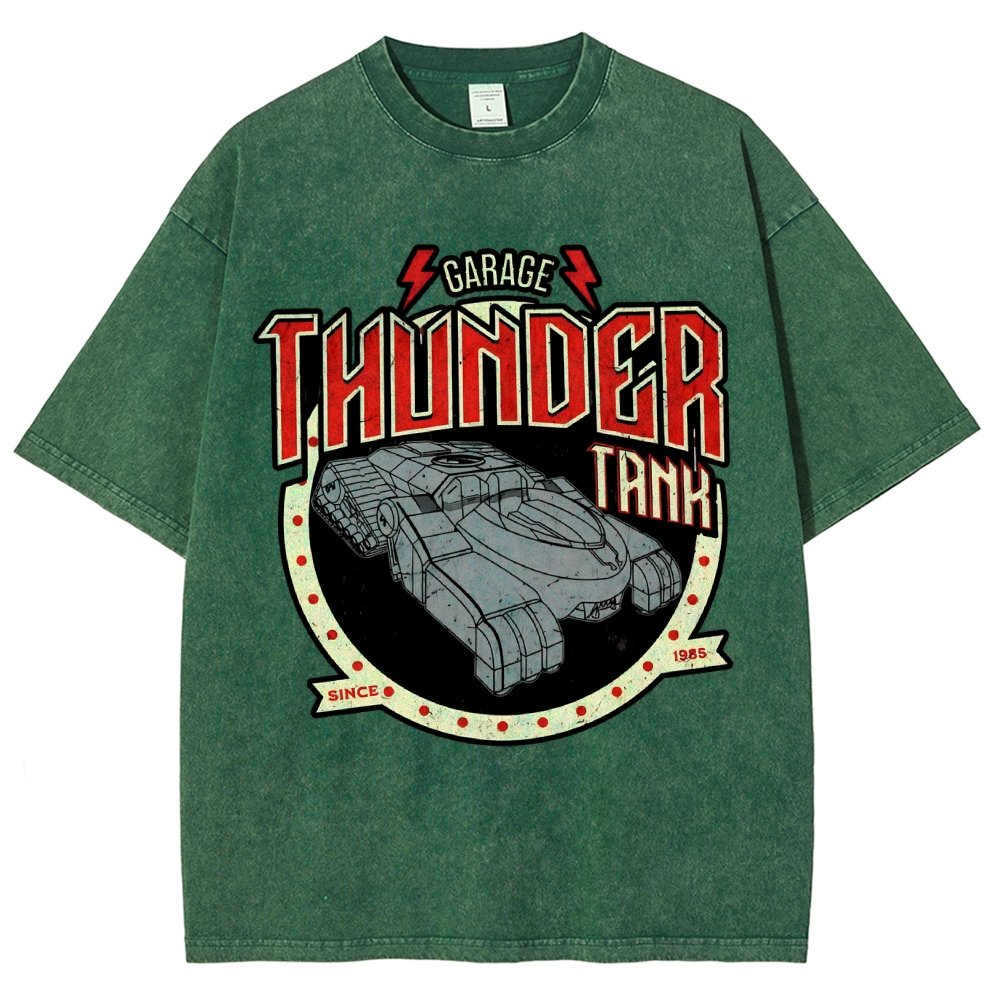 Thunder Tank Garage Buy Now Vintage Distressed T-shirt
