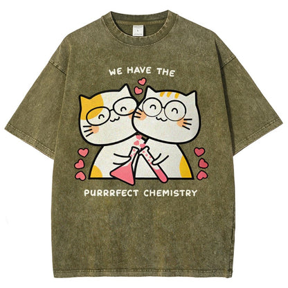 Valentine's Day.Perfect Chemistry Vintage Distressed T-shirt