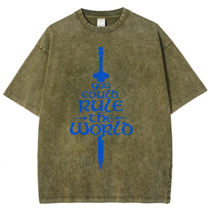 You Could Rule the World Vintage Distressed T-shirt
