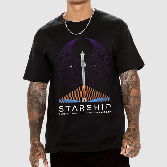 Starship Flight 2 Nerdy T-Shirt