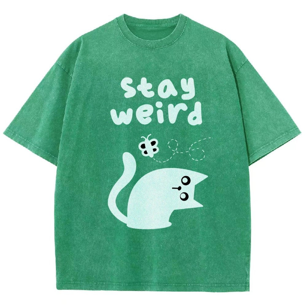 Weird Forever Vintage Distressed T-shirt