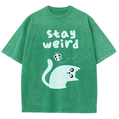 Weird Forever Vintage Distressed T-shirt