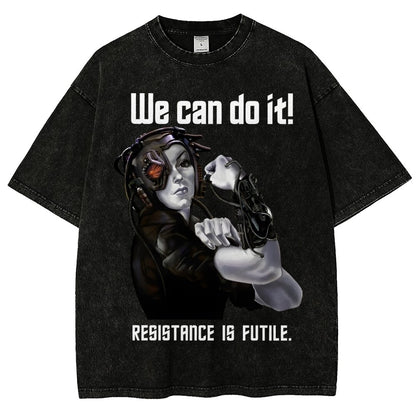 We Can Do It Opposing Is Hopeless Vintage Distressed T-shirt