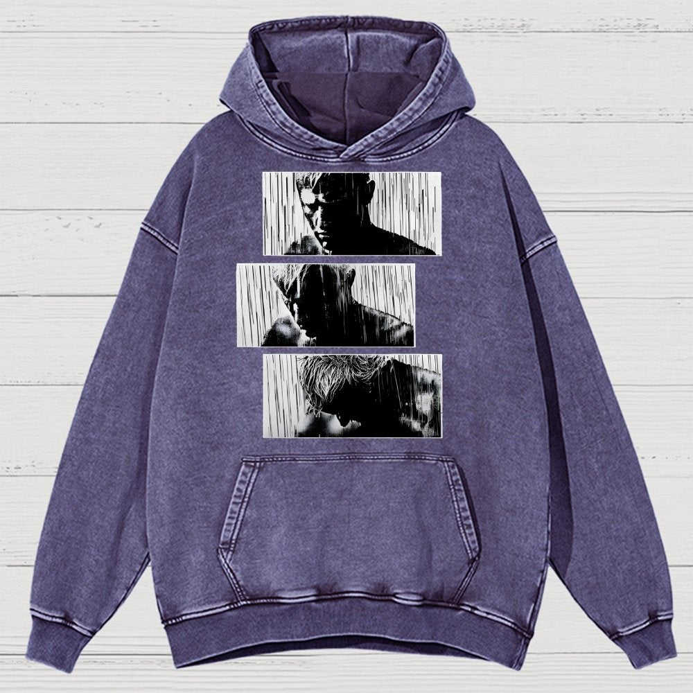 Tears In Rain Vintage Distressed Hoodie