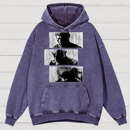 Tears In Rain Vintage Distressed Hoodie